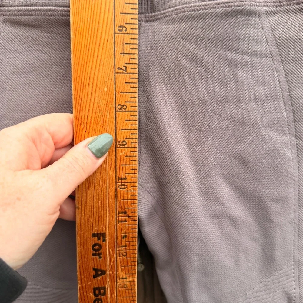 Avocado High-Rise Ribbed Leggings in Mauve M/L